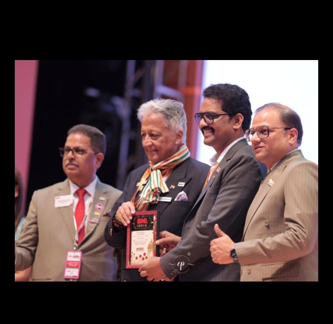 BNI India Core Value Award — Positive Attitude