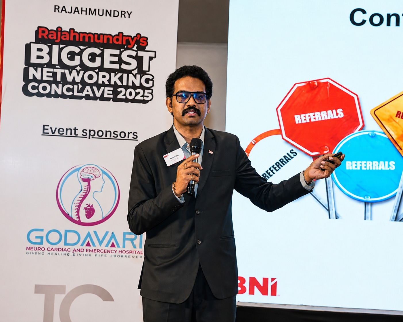 BNI Rajahmundry's Biggest Networking Conclave 2025 presentation